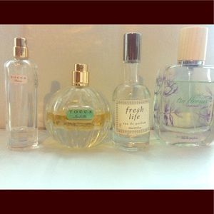 4 perfume tocca fresh fruity floral scents